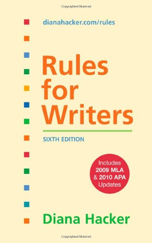 9780312664817: Rules for Writers: Includes 2009 Mla & 2010 Apa Updates