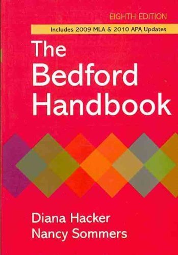 Beispielbild fr Bedford Handbook 8e paper & Developmental Exercises zum Verkauf von HPB-Red