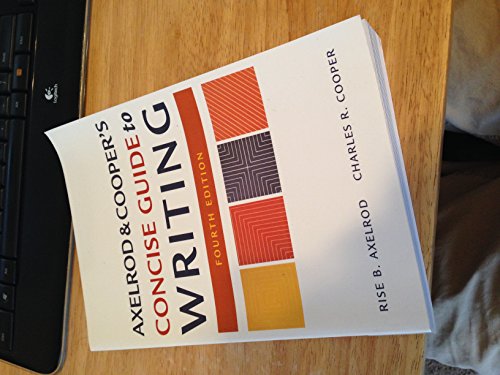 Beispielbild fr Axelrod & Cooper's Concise Guide to Writing zum Verkauf von SecondSale