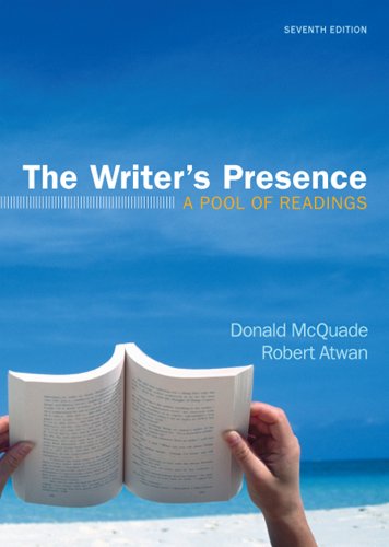 9780312672621: The Writer's Presence: A Pool of Readings