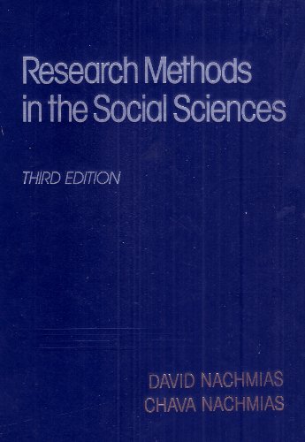 Beispielbild fr Research Methods in the Social Sciences zum Verkauf von Better World Books