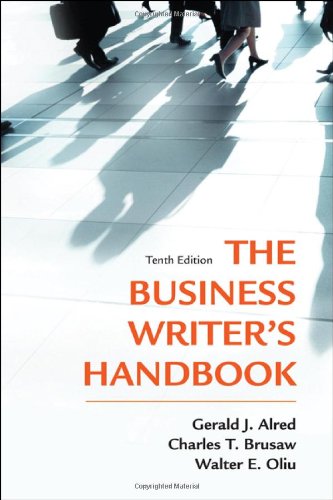 Imagen de archivo de The Business Writer's Handbook a la venta por Orion Tech