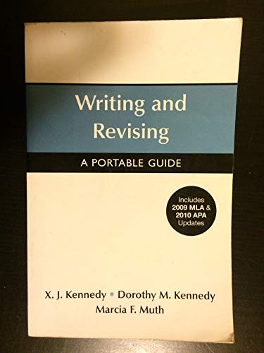 Imagen de archivo de Writing and Revising with 2009 MLA and 2010 APA Updates: A Portable Guide (Portable (Bedford/St. Martins)) a la venta por SecondSale