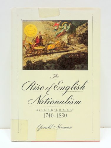 Stock image for The Rise of English Nationalism : A Cultural History, 1740-1830 for sale by Better World Books