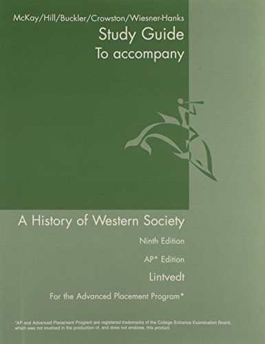Imagen de archivo de AP Study Guide for A History of Western Society Since 1300 a la venta por HPB-Red