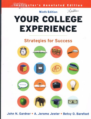 9780312688622: Title: Instructors Annotated Edition Your College Experie