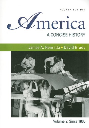 Stock image for America: A Concise History: Since 1865: 2 for sale by Discover Books