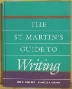 9780312697280: St. Martin's Guide to Writing