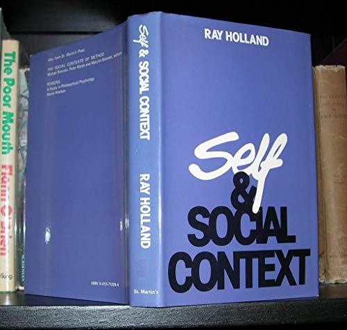 Beispielbild fr Self and Social Context zum Verkauf von Amazing Books Pittsburgh