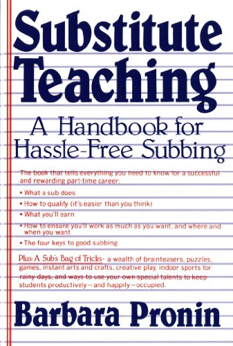 9780312774844: Substitute Teaching: A Handbook for Hassle-Free Subbing