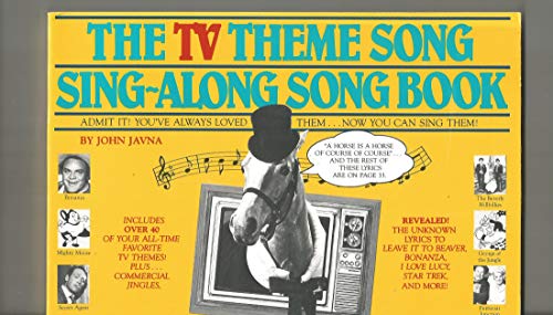 Beispielbild fr The TV Theme Song Sing-Along Song Book zum Verkauf von Wonder Book