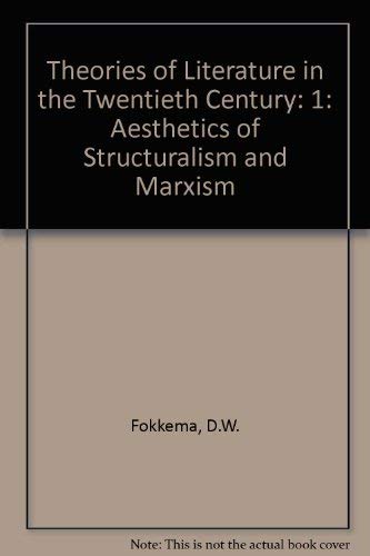 Imagen de archivo de Theories of Literature in the Twentieth Century: Structuralism, Marxism, Aesthetics Of. a la venta por HPB-Red