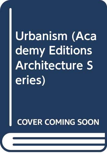 Stock image for AD Architectural Design Profile: Urbanism for sale by Tiber Books
