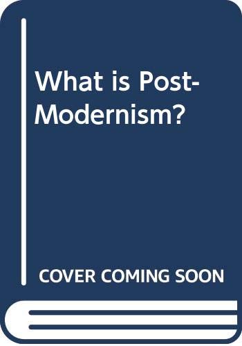 Imagen de archivo de What is Post-Modernism? a la venta por HPB-Diamond