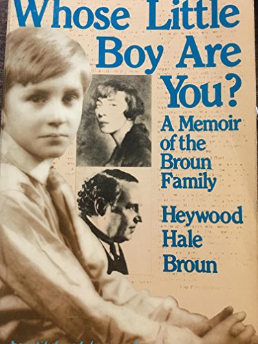 Beispielbild fr Whose Little Boy Are You? zum Verkauf von Housing Works Online Bookstore