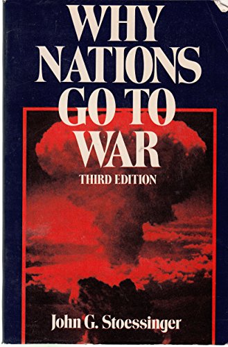 Beispielbild fr Why Nations Go to War zum Verkauf von Better World Books