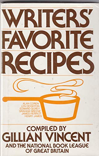 Stock image for Writers' Favourite Recipes for sale by ThriftBooks-Dallas
