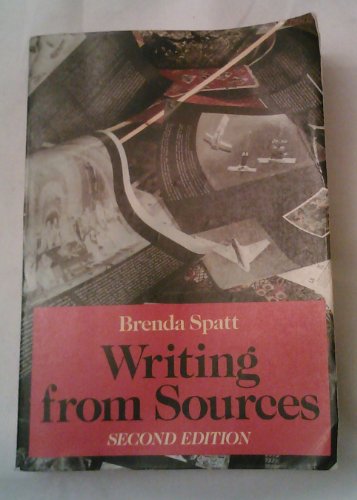 Writing from sources (9780312894702) by Spatt, Brenda