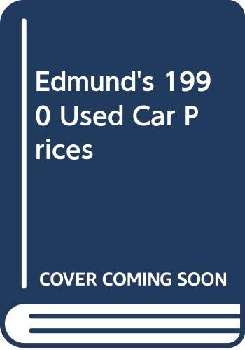 Stock image for Edmund's 1990 Used Car Prices for sale by Redux Books