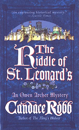 Stock image for The Riddle of St. Leonard's (Owen Archer, Book 5) for sale by Second Chance Books & Comics