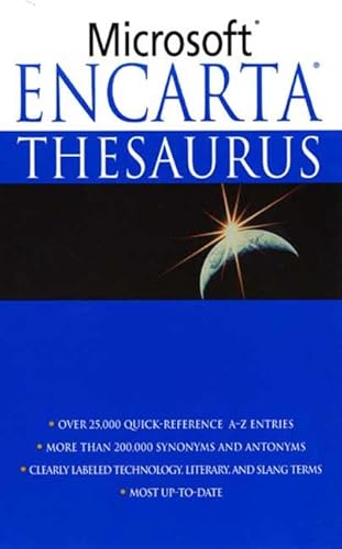 Imagen de archivo de Microsoft Encarta Thesaurus a la venta por Once Upon A Time Books