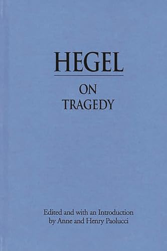 Stock image for Hegel on Tragedy for sale by HPB-Red