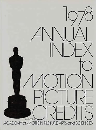 Beispielbild fr Annual Index to Motion Picture Credits 1978. zum Verkauf von Robinson Street Books, IOBA