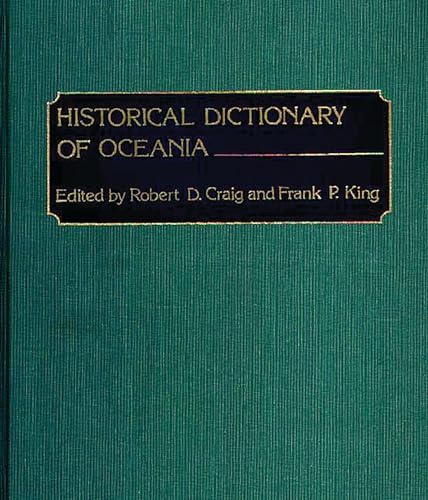 Stock image for Historical Dictionary of Oceania for sale by Bookmarc's