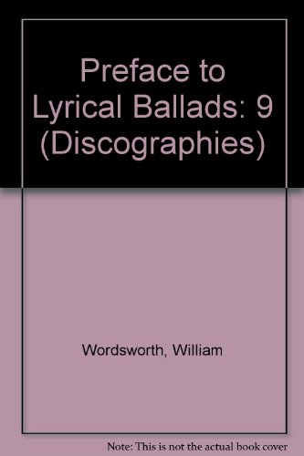 Stock image for Wordsworth's Preface to Lyrical Ballads for sale by Chequamegon Books