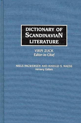 Stock image for Dictionary of Scandinavian Literature for sale by Better World Books