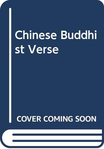 9780313221682: Chinese Buddhist verse