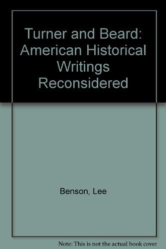 Beispielbild fr Turner and Beard: American Historical Writing Reconsidered zum Verkauf von Second Story Books, ABAA