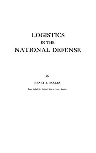 Imagen de archivo de Logistics in the National Defense a la venta por About Books