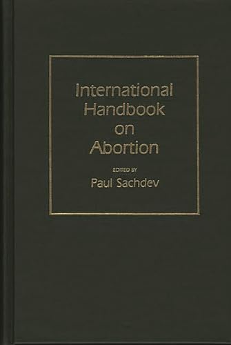 Beispielbild fr International Handbook on Abortion zum Verkauf von Better World Books