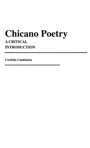 Stock image for Chicano Poetry : A Critical Introduction for sale by Better World Books