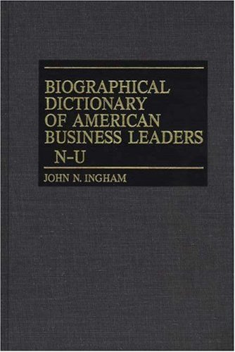 American Business Lead V3 (9780313239090) by Ingham, John N.; Ingham