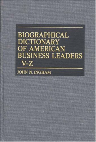 American Business Lead V4 (9780313239106) by Ingham, John N.; Ingham