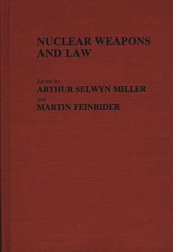 Beispielbild fr Nuclear Weapons and Law zum Verkauf von Better World Books