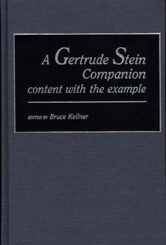 Imagen de archivo de A Gertrude Stein Companion: content with the example a la venta por suffolkbooks