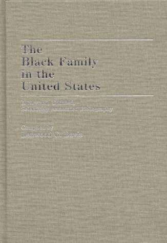 Beispielbild fr The Black Family in the United States (Bibliograph zum Verkauf von N. Fagin Books