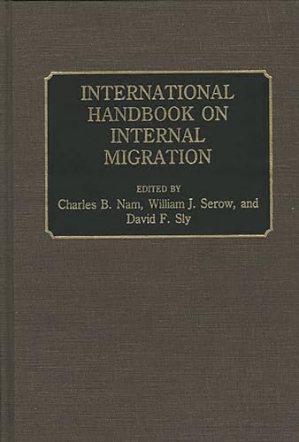 Stock image for International Handbook on Internal Migration for sale by Better World Books