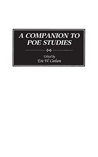 Beispielbild fr A Companion to Poe Studies zum Verkauf von WorldofBooks