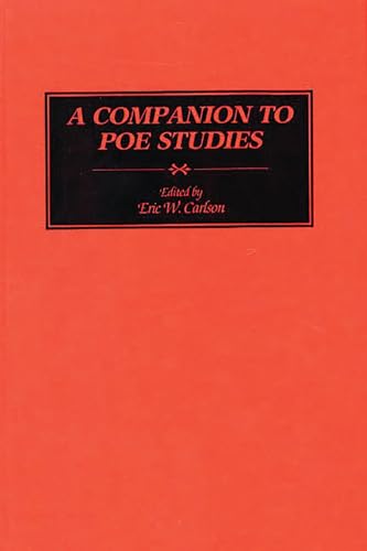 Imagen de archivo de A Companion to Poe Studies a la venta por WorldofBooks