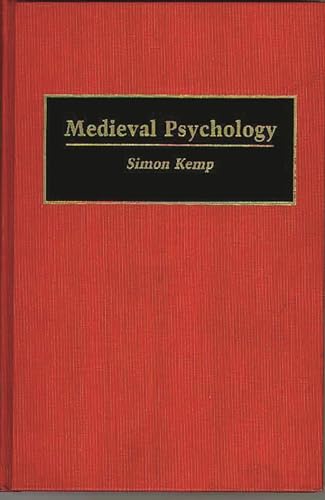 9780313267345: Medieval Psychology: 14 (Contributions in Psychology)