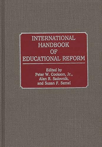 Stock image for International Handbook of Educational Reform for sale by Better World Books