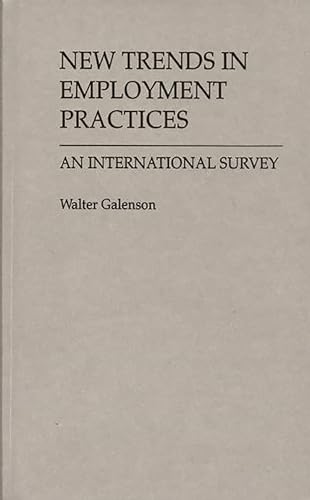 Imagen de archivo de New Trends in Employment Practices : An International Survey a la venta por Better World Books