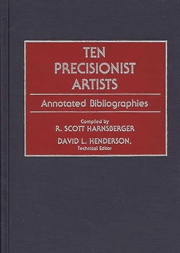 Stock image for Ten Precisionist Artists: Annotated Bibliographies (Art Reference Collection) for sale by Ergodebooks