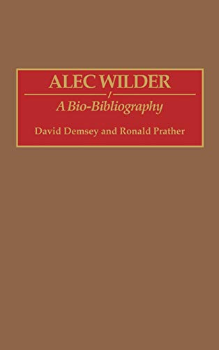 Stock image for Alec Wilder: A Bio-Bibliography for sale by Daedalus Books