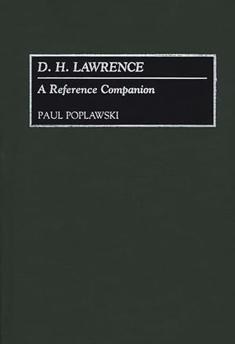 9780313286377: D. H. Lawrence: A Reference Companion (Contributions to the Study of)