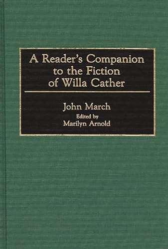 9780313287671: A Reader's Companion to the Fiction of Willa Cather